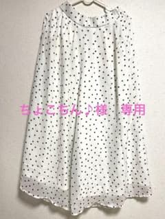美品⭐︎春・夏コーデに最適です⭐︎神戸レタス・ドットワイドパンツ・M1777のサムネイル