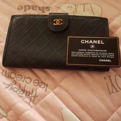 ぴーろさん専用、CHANEL シャネル 長財布 黒のサムネイル