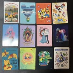 Disney Store 디즈니 스토어 카드 12장 세트