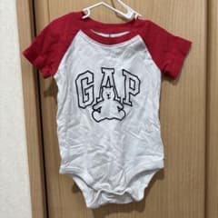 GAP クマロゴ入りロンパース 6-12ヶ月のサムネイル