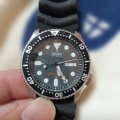 動作不動ジャンク 自動巻きダイバーズ時計 ブラック7s26-0020 動作不動ジャンク 自動巻きダイバーズ時計 ブラック7s26-0020