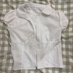 Sサイズ ホワイト 半袖ブラウス SHEINのサムネイル