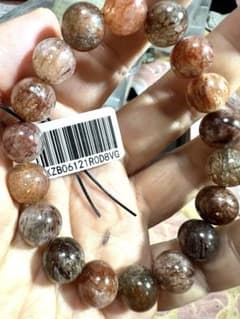赤字値下げ！高品！黒金スーパーセブンルチルクォーツ ルチルクォーツ 