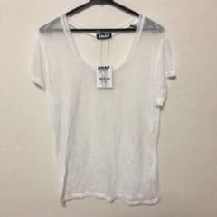 未使用 タグ付き ANAP アナップ Tシャツ ホワイト 白 薄手のサムネイル