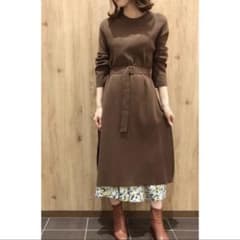 Mila Ownn ワンピース　0サイズ　レイヤードニットのサムネイル