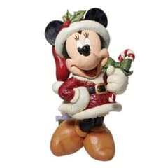 新品未使用展示品】ミニー・マウス クリスマスフィギュア - メルカリ