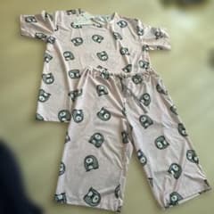 ヒヤロン ルームウェア 上下セット パジャマ L ピンク　お文具といっしょ
