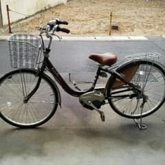 ブリジストン　電動自転車　アシスタ　茶色のサムネイル