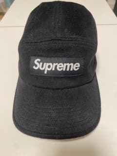 Supreme 黒 キャップ ウールのサムネイル