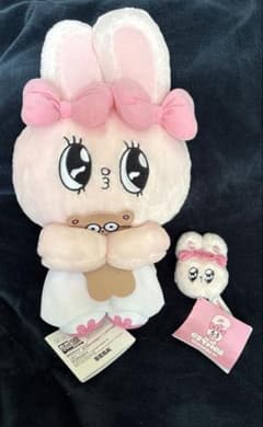 エスターバニーぬいぐるみ ピンク エスターバニープチフェイスマスコット