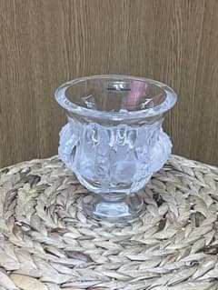 美品　LALIQUE ラリック ダンピエール フラワーベース 花瓶 小鳥 美品 LALIQUE ラリック ダンピエール フラワーベース 花瓶 小鳥 - メルカリ