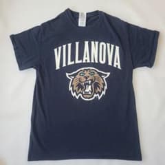 【US古着】ビラノバ大学 カレッジTシャツ ギルダン ウルトラコットン M 紺