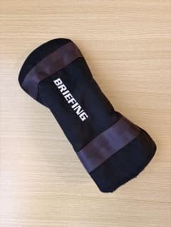 【未使用】BRIEFING ゴルフ ドライバー用 ヘッドカバー 黒 タグ付きのサムネイル