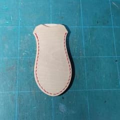 木目調サドルレザースキレットハンドルカバーのサムネイル