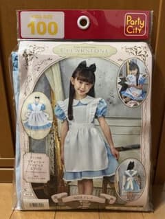 【新品未開封】不思議の国のアリス風 コスプレ衣装 コスチューム ドレス 100のサムネイル