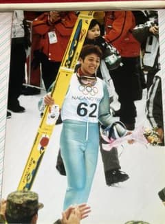 長野五輪スキージャンプ　船木選手写真のサムネイル