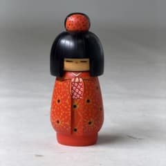 昭和レトロ】17cm 木製こけし 民芸品 郷土玩具 和風インテリア - メルカリ