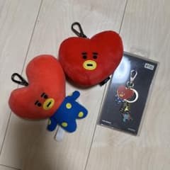 BTS BT21 TATA V 테테 봉제인형 마스코트 공식 키링