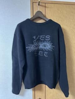 YESEYESEE ブラック ニットセーター Lのサムネイル