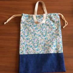 ハンドメイド  お着替え袋のサムネイル
