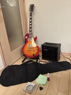 Burny レスポール 初心者フルセット アンプ付き 値下げいたします Burny レスポール】 初心者フルセット アンプ付き 値下げいたしました