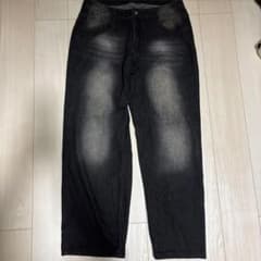 zozotwonダークグレー ストレートデニムのサムネイル