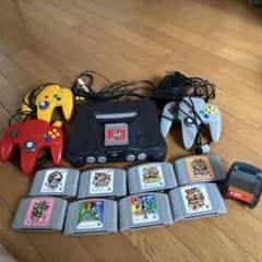 NINTENDO64 本体 コントローラー ソフト8本セット - メルカリ