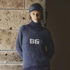 BRIEFING 新品 CL WS SHAGGY LOGO KNIT ネイビー - メルカリ