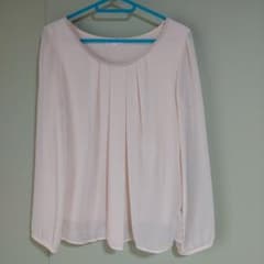 GLACIER M クリーム色 長袖ブラウス