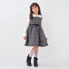 ワンピース　メゾピアノ　チェック　100cm 福袋　リボン 新品