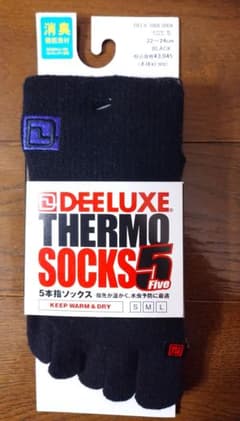 【2足】DEELUXE ディーラックス THERMO SOCKS  5本指のサムネイル