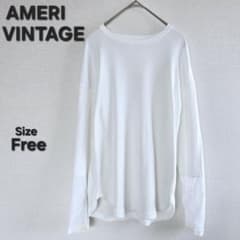 ameri vintage アメリ　レディース　トップス　ホワイト　カットソー