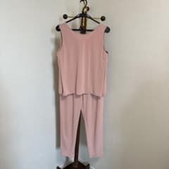 ノースリーブ パンツセットアップ ピンクのサムネイル