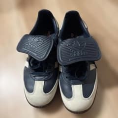 adidas sambaスニーカー ネイビー 25.5cmのサムネイル