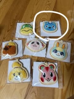 Animal Crossing: New Horizons Ricky Embroidered Keychain