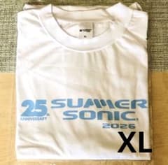 SUMMER SONIC 2026 25th Tシャツ ホワイト 2XL 非売品】SUMMER SONIC 2026 25周年記念 Tシャツ XL 白 - メルカリ