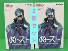 하츠네 미쿠 ぬどる 스토퍼 피겨 Flower Fairy 도라지 2개