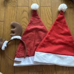 サンタの帽子とトナカイのカチューシャのサムネイル