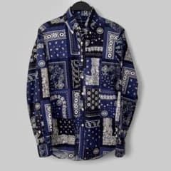 レア! Ralph Lauren ペイズリーパッチワークシャツ XSのサムネイル