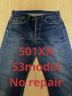 リーバイス 501XX 革パッチ 53 33インチ ノーリペア ビッグE - メルカリ