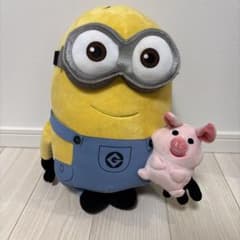 ミニオン ぬいぐるみ 大きめ 豚付きのサムネイル