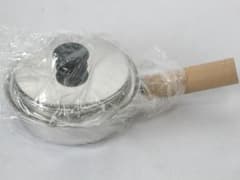 アムウェイ 中フライパン 未使用品 料理本とスクラブバッズ1個付き IH