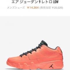 エアジョーダン 9 レトロ LOWのサムネイル