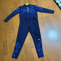 Under Armour ネイビー カモフラージュ 長袖ジャージ Mのサムネイル