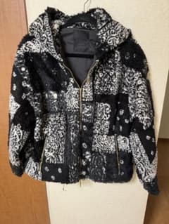 最終価格TATRAS フリースジャケット ブルゾン ペイズリー柄 ヴェダン 