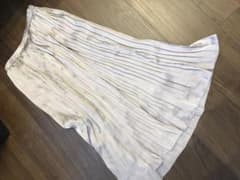 マキシ丈 シフォンスカート  ロングスカート プリーツ とろみ素材のサムネイル