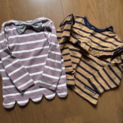 BREEZE dev!rock 長袖Tシャツ 2枚セット 90cmのサムネイル