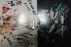 渡辺桃 ポートレート2種セット 直筆サイン+ミニアクリルスタンド