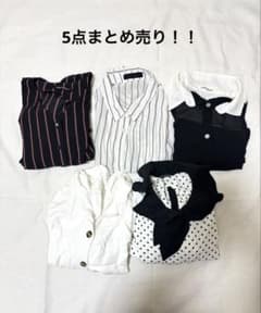 洋服まとめ売り5点 夏服5点まとめ売り♡薄手トップス - メルカリ