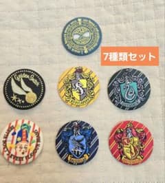 【人気】ハリー・ポッター 刺繍缶バッジ 7種セット